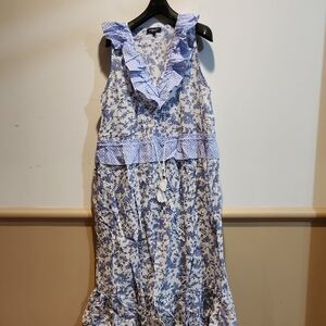 Magar Blue Floral Dress